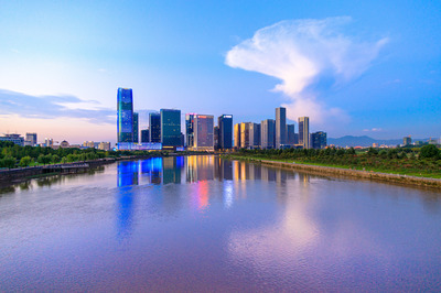 義烏夜景 無感男的鏡頭記錄璀璨燈光